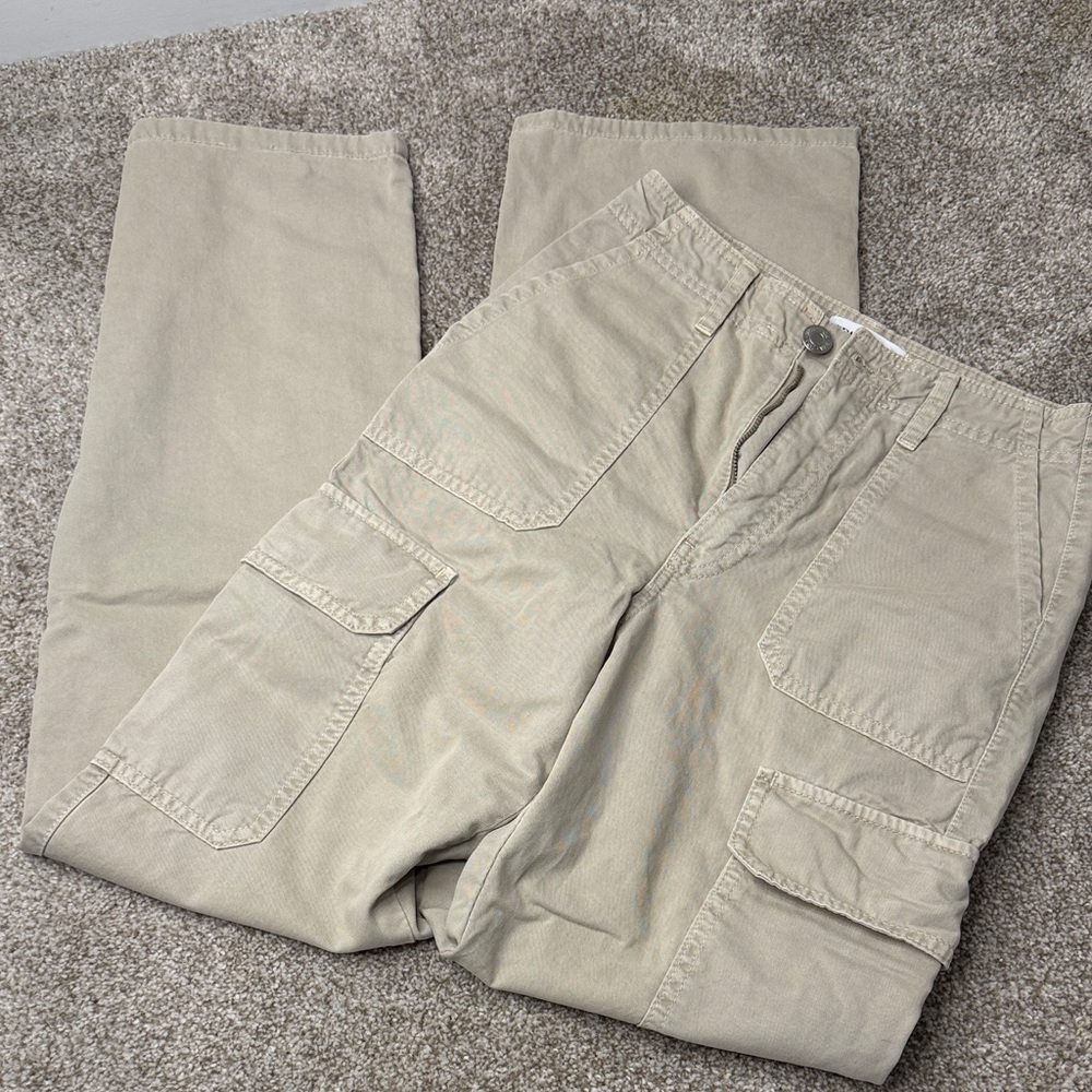 Zara Women's Tan Cargo Pants
